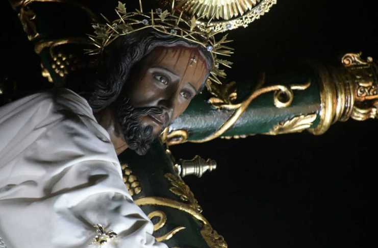 El Nazareno de Santa Ana saldrá en solemne procesión por más de 13 horas. Foto La Hora: Sergio Osegueda