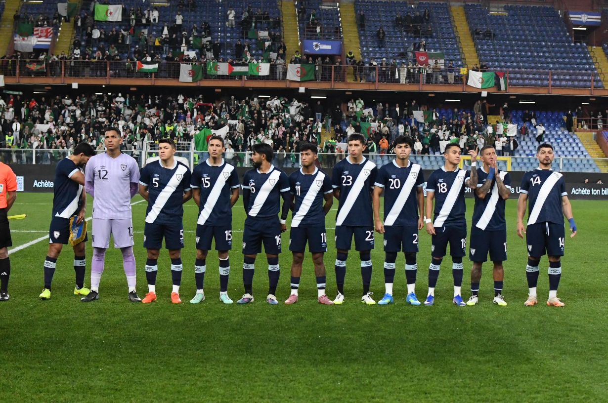 Guatemala sufre dolorosa derrota en amistoso internacional ante Argelia