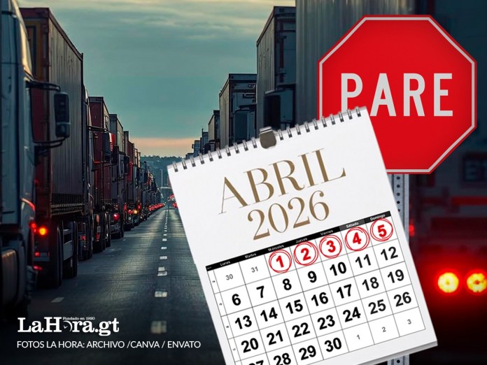 Semana Santa Fechas y horarios de restricción para el transporte pesado. Arte La Hora: Alejandro Rampirez.