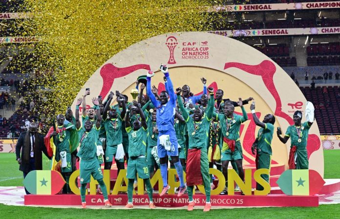 Senegal levantó el trofeo de campeón de África en Rabar el pasado 18 de enero de 2026. Foto La Hora: EFE