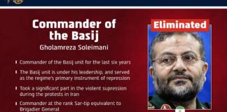 "Ayer (lunes), la Fuerza Aérea Israelí, actuando con base en información de inteligencia de las FDI, atacó y eliminó a Gholamreza Soleimani, quien se desempeñó como comandante de la unidad Basij durante los últimos seis años", indicaron las Fuerzas de Defensa de Israel en un comunicado. Foto: La Hora/ EFE