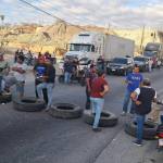 Bloqueos de transportistas. Foto La Hora: FB / Noticias Tamahú 502.