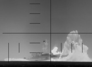 El primer hundimiento de un barco enemigo por un torpedo desde la Segunda Guerra Mundial. Foto: Departamento de Estado