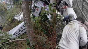 Un corrido y video del primer rescate del accidente aéreo en San Marcos, antes de la llegada de los bomberos