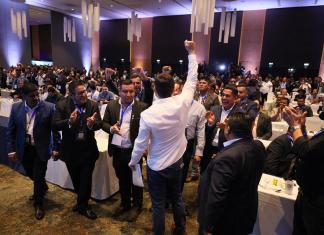 Victoria del alcalde Sebastian Siero en la Asociación Nacional de Municipalidades (Anam) del 31 de enero de 2026. Foto La Hora: Daniel Ramírez