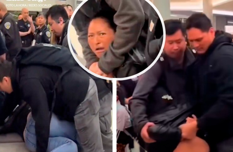 Angelina López Jiménez y su hija fueron detenidas por agentes de ICE en el aeropuerto de San Francisco. Foto: La Hora/redes sociales