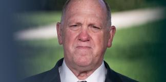 Tom Homan, White House border czar speaks to the media outside the West Wing