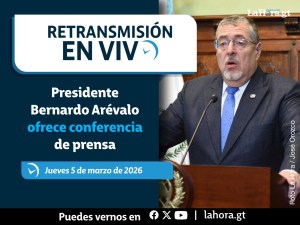Retransmisión: Presidente Bernardo Arévalo ofrece conferencia de prensa