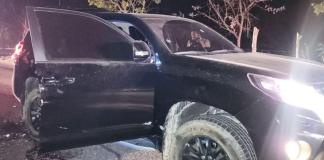 En una emboscasda registrada la madrugada de este sábado, desconocidos dieron muerte al excandidato a alcalde de Comapa, Jutiapa, Danilo Aguirre. Foto La Hora: Bomberos Municipales Departamentales