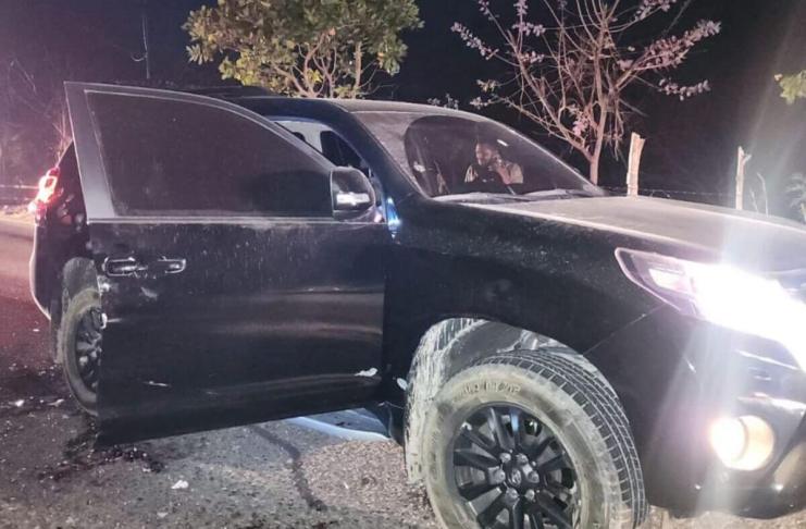 En una emboscasda registrada la madrugada de este sábado, desconocidos dieron muerte al excandidato a alcalde de Comapa, Jutiapa, Danilo Aguirre. Foto La Hora: Bomberos Municipales Departamentales