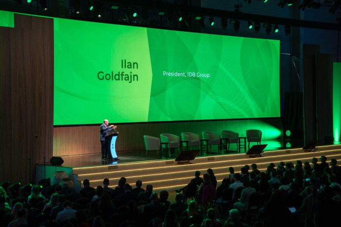 El presidente del BID, Ilan Goldfajn, inaugura las reuniones anuales de las asambleas de gobernadores de ese banco. Foto: BID