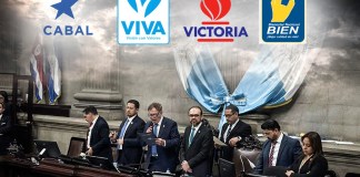 Varias bancadas cambiaron su apoyo en la elección de magistrados de la CC. Arte: La Hora