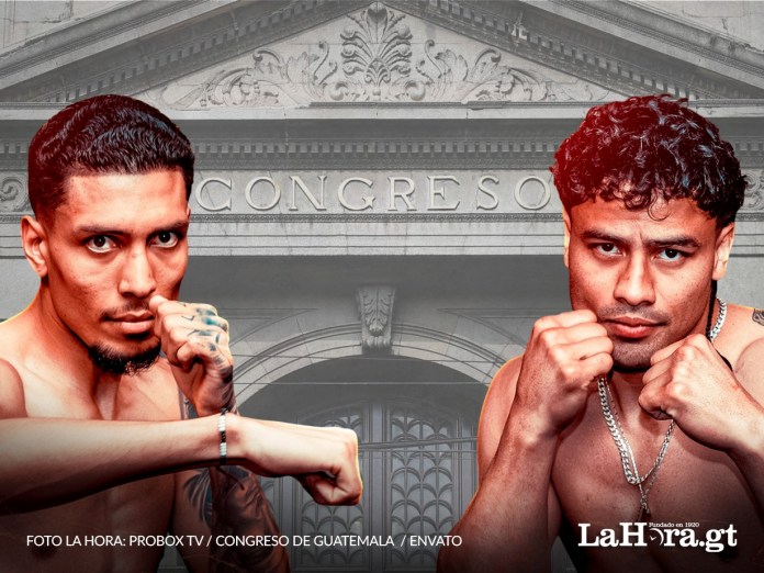 La junta directiva del Congreso acuerda discutir un acuerdo para condecorar a los dos boxeadores guatemaltecos por su victoria el 21 de marzo en Estados Unidos. Arte: La Hora