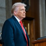 Archivo del presidente estadounidense Donald Trump, en el Senado de EE.UU. Foto La Hora: EFE