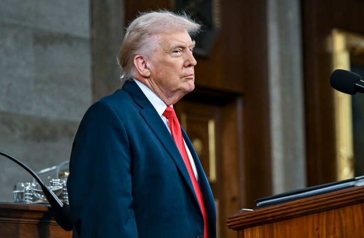 Archivo del presidente estadounidense Donald Trump, en el Senado de EE.UU. Foto La Hora: EFE