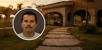 Así es el cementerio donde descansan los restos de Nemesio Oseguera Cervantes, alias "El Mencho" Foto: La Hora/ Recinto de la Paz