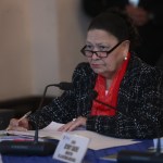 La fiscal general, Consuelo Porras, sumó más de 30 tachas en el actual proceso de selección de nuevo jefe del MP. Foto La Hora: Archivo