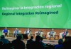 Panelistas coinciden que mejorar la integración regional ayudará al crecimiento económico. Foto: BID