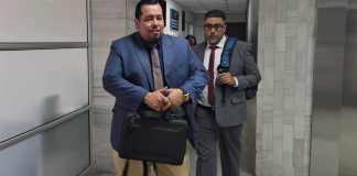 El Minsiterio Público apeló la decisión del Juzgado Contra el Lavado de Dinero de clausurar provisionalmente el caso B410 a David Barrera. Foto La Hora: Sergio Osegueda