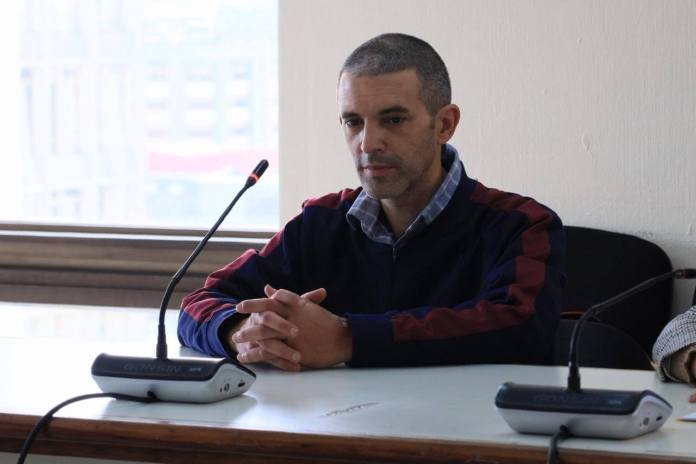 Edgardo Luis Pérez buscado desde hace 25 años por el FBI y capturado en Guatemala aceptó ser extraditado para resolver su sitaución legal. Foto La Hora: Daniel Ramírez