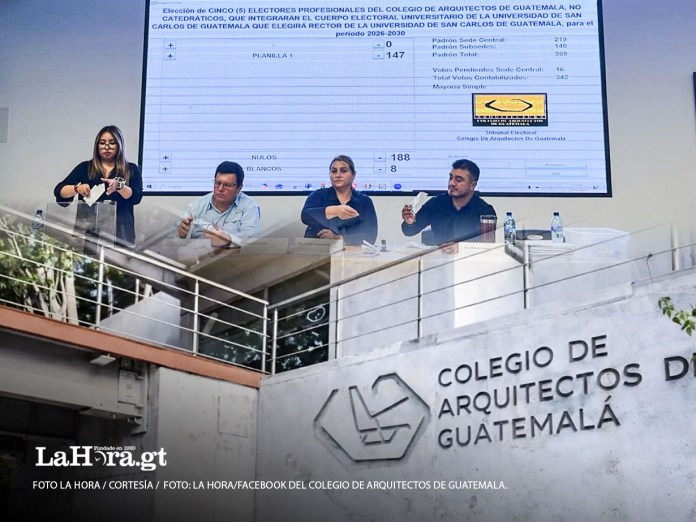 Los miembros del Tribunal Electoral del Colegio de Arquitectos podrían ser investigados por presuntas irregularidades en primera vuelta de votación por cuerpo electoral para designación de rector de la Usac.