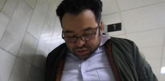 El Juzgado Tercero Penal ligó a proceso y envió a prisión preventiva al ex viceministro, Nick Estrada, vinculado al caso "Fertilizantes". Foto La Hora: Daniel Ramírez