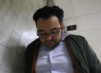 El Juzgado Tercero Penal ligó a proceso y envió a prisión preventiva al ex viceministro, Nick Estrada, vinculado al caso "Fertilizantes". Foto La Hora: Daniel Ramírez