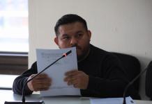 El Tribunal Tercero de Sentencia Penal inició la audiencia de extradición en contra de Brayan Verbena, requerido por delitos de violación. Foto La Hora: Daniel Ramírez