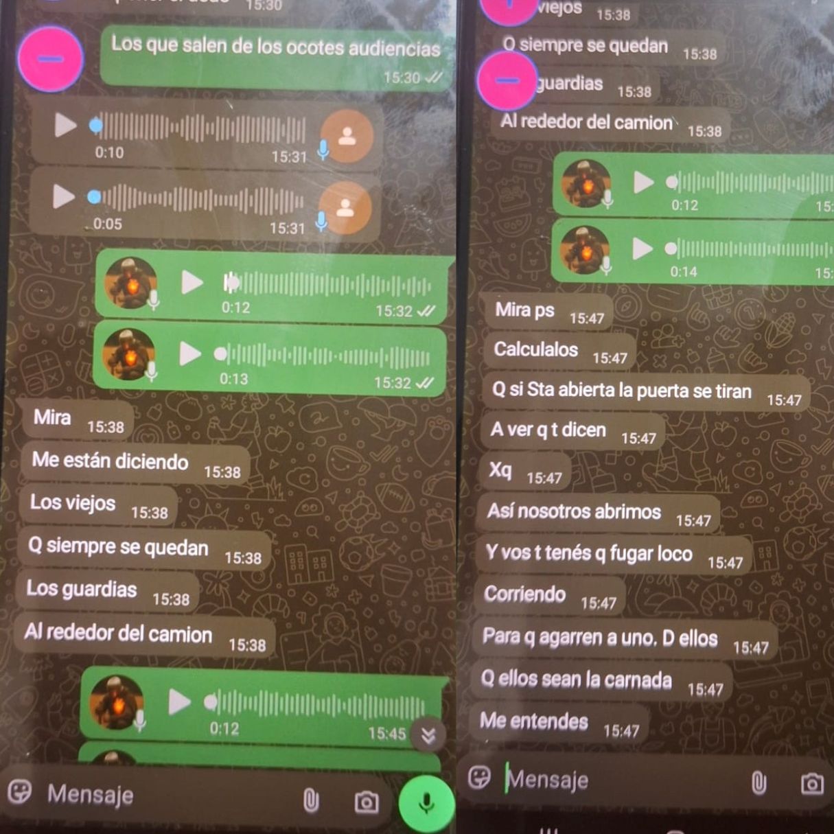 Evidencia relacionada con la planificación de la fuga. Foto La Hora: DGSP.