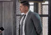 El ex viceministro de gobernación, Carlos García Rubio, solicitó su absolución al tribunal tras ser acusado de la muerte de Hansel Szarata. Foto La Hora: Sergio Osegueda