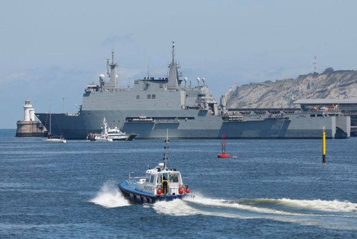 USS Tripoli Estados Unidos Marineros e infantes de marina estadounidenses a bordo del USS Tripoli (LHA 7) llegaron al área de responsabilidad del Comando Central de los Estados Unidos. Foto La Hora: EFE