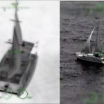 Las dos embarcaciones fueron localizadas a 80 millas náuticas al noroeste de La Habana, Cuba. Foto La Hora: Semar México