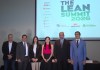 Representantes de Banco Industrial y organizadores de The Lean Summit. Foto: Cortesía Banco Industrial.