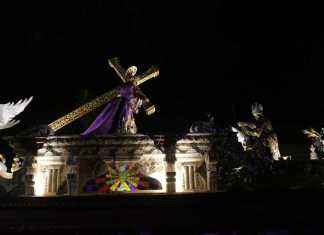 La Hora en conjunto con Semana Santa en Línea llevamos a ustedes la transmisión de la salida del cortejo procesional de Jocotenango, Sacatepéquez. Foto La Hora: Sergio Osegueda