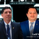 El CSU de Walter Mazariegos aceptó este lunes la renuncia del magistrado electo José Luis Aguirre Pumay, designado el pasado 16 de febrero. Arte: La Hora/Roberto Altán.