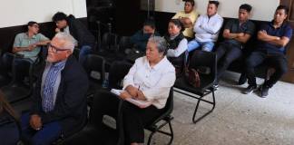 La jueza Abelina Cruz dió plazo de 48 horas a 4 implicados que no se presentaron a la audiencia para que entreguen excusa o se girará captura en su contra. Foto La Hora: Daniel Ramírez