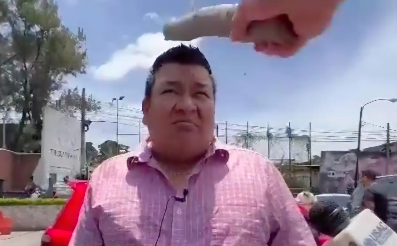 Luis Pedro Ortiz, jefe de la Dirección General de Administración de la Usac, tras el incidente protagonizado en agosto de 2022, poco después de la designación de Walter Mazariegos como rector.