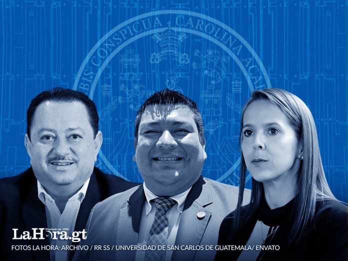 luis pedro ortiz wendy lopez Dos directores de la Usac, allegados a Walter Mazariegos, integran la única planilla en la designación de cuerpo electoral del Colegio de Ingenieros de Guatemala. Arte: La Hora/Alejandro Ramírez.