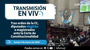 Retransmisión: Tras orden de la CC, diputados elegirán a magistrados ante la Corte de Constitucionalidad