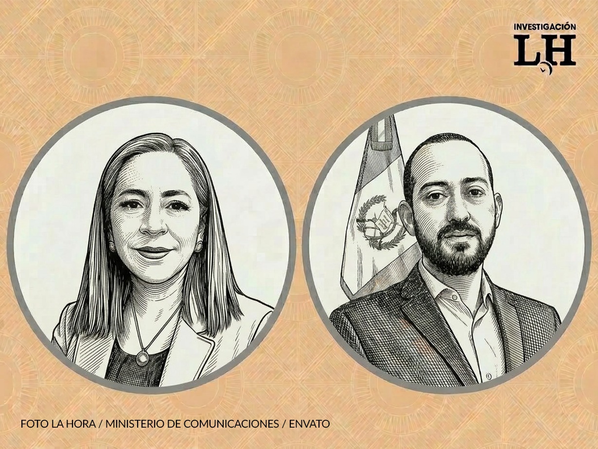 Aunque firmaron contratos en los que se indica expresamente que brindarían servicios sin relación, la ministra Norma Zea y el viceministro Pedro Martinez demandaron al CIV para que se les paguen prestaciones e indemnización. Arte: La Hora/Roberto Altán.