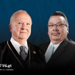 El magistrado titular, Roberto Molina Barreto (izquierda) y el magistrado suplente, Luis Rosales (derecha) fuero electos por los diputados. Arte: La Hora