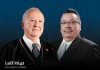 El magistrado titular, Roberto Molina Barreto (izquierda) y el magistrado suplente, Luis Rosales (derecha) fuero electos por los diputados. Arte: La Hora