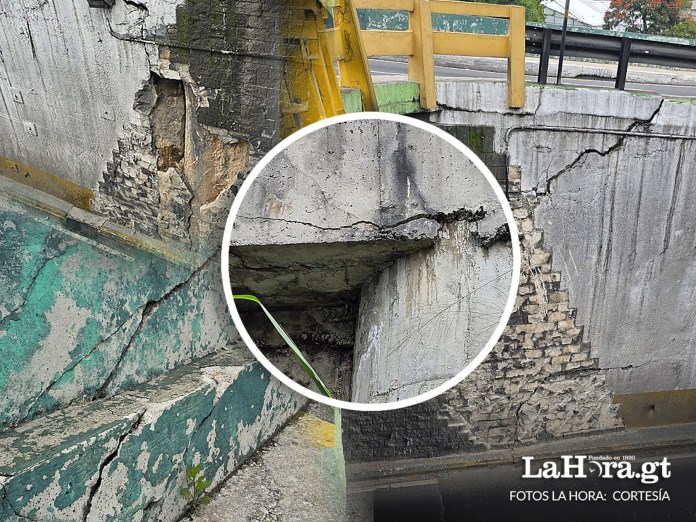 Covial ya tiene asignada las reparaciones del viaducto en Lomas del Norte, zona 17, pero todavía no hay un plan para los trabajos.