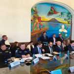 Autoridades de Gobernación presentan ante diputados acciones contempladas en el plan de seguridad. Foto: La Hora