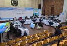 La Comisión de Postulación para elegir candidatos a fiscal general se enfrascó en una discusión por lo que informaran a la CC en el marco de un nuevo amparo. Foto La Hora: Sergio Osegueda