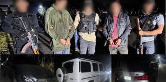 Operativo en Villa Canales permite recuperar autos de alta gama. Foto La Hora: PNC.