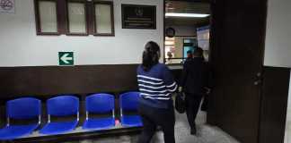 El Juzgado Quinto Penal inició la audiencia de etapa intermedia contra Johanna Lisset García, acusada de lavado de dinero en el caso Red Q. Foto La Hora: Sergio Osegueda