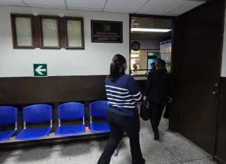 El Juzgado Quinto Penal inició la audiencia de etapa intermedia contra Johanna Lisset García, acusada de lavado de dinero en el caso Red Q. Foto La Hora: Sergio Osegueda