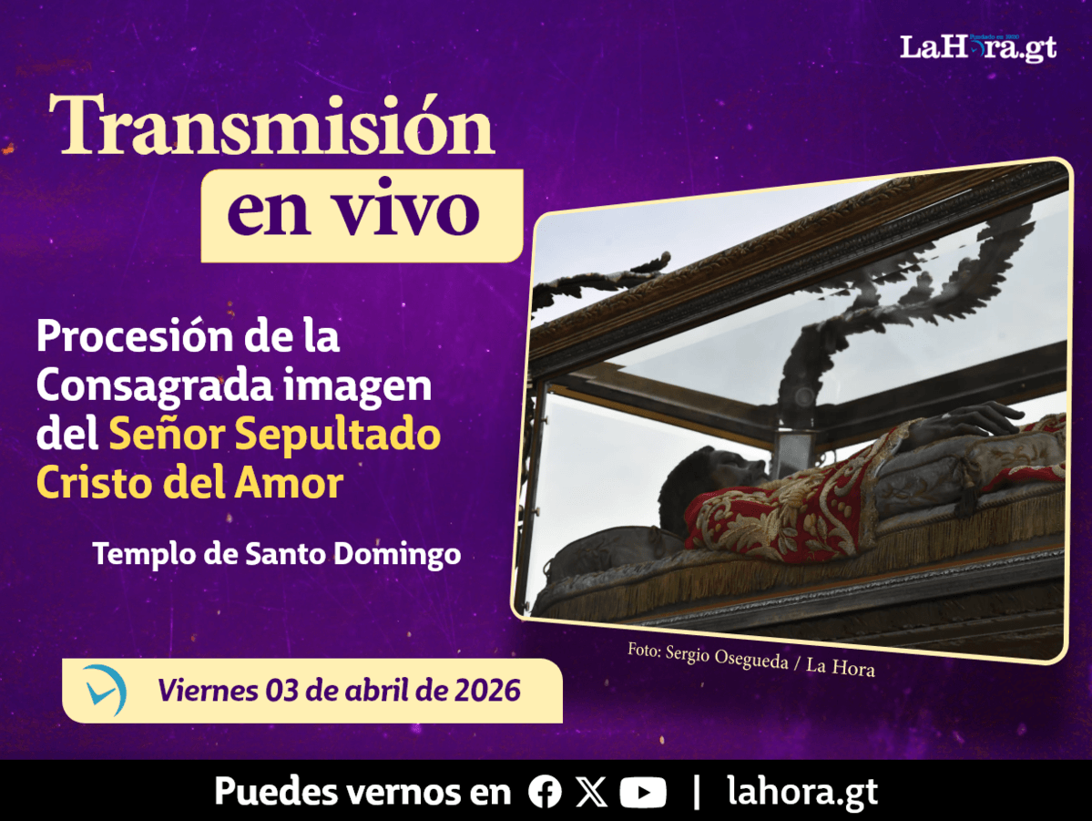 En vivo: Procesión de la Consagrada imagen del Señor Sepultado Cristo del Amor