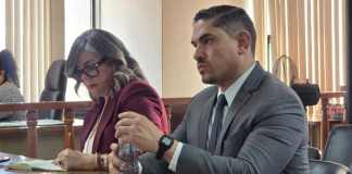 El Tribunal Cuarto de Sentencia Penal condenó al ex viceministro de gobernación, Carlos García Rubio implicado en la muerte de Hansel Szarata. Foto La Hora: Sergio Osegueda